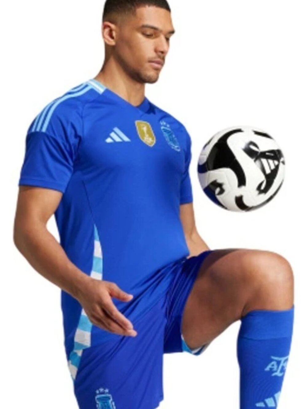 adidas Argentina 24 Men's Away Soccer Jersey Blue IP8413-210 NEW Size Small